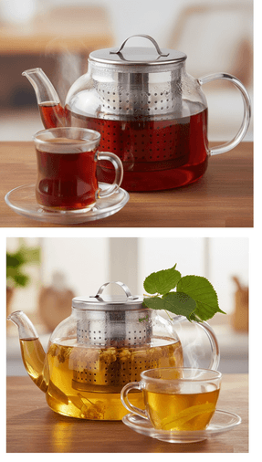 Çay Süzgeci Büyük Boy Paslanmaz Çelik Demlik İçi Çay Süzgeci Geniş Hacimli ve Dalı