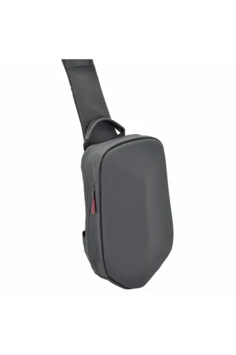 ÇÇS Ccs31290 Ccs Tek Omuz Askılı Sırt Ve Göğüs Çantası Usb Çıkışlı Siyah