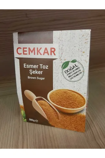 CEMKAR 8694433008300 Esmer Toz Şeker X 500 Gr