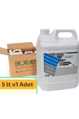 Çeşitli TYB1YM3A5K30SB4D96 Derm Biorad 5Lt El Ve Cilt Dezenfektan Yüzde 70 Alkol Bazlı