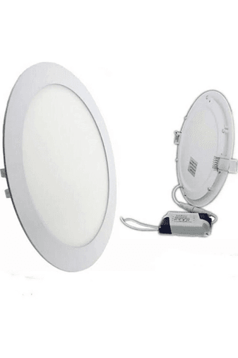 Cfr 18W Tasarruflu Led Yuvarlak Beyaz Işık Sıva Altı Slim Panel Tavan Aydınlatma Armatürü