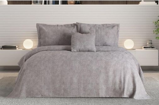 Çift Kişilik 4 Parça Yatak Ortusu Dream Gri