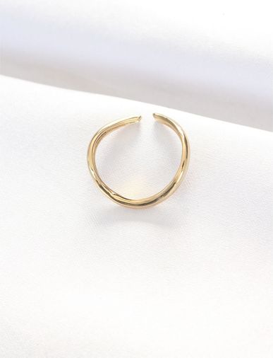 Clariss BYK3101-BLNC Yassı Gold Renk Yüzük Ayarlanabilir Çok Renkli