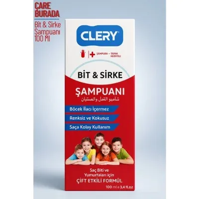 Clemy - Bit & Sirke Şampuanı 100 Ml (Tarak Hediyeli)