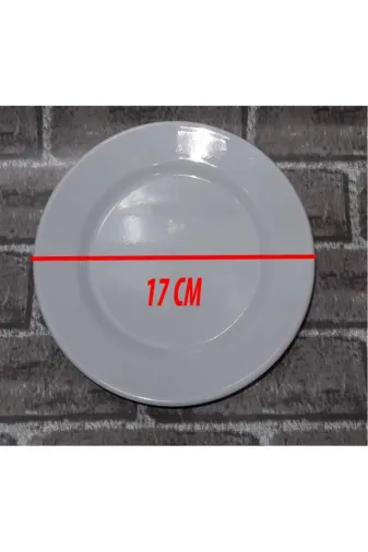 Coffee Moni STM17C6 Melamin Servis Tabağı -Lokanta Tabağı, 17 Cm 6 Adet