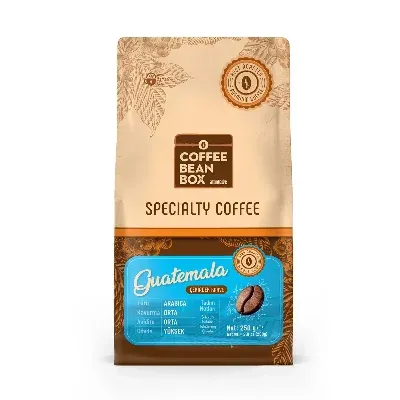 CoffeeBeanBox Guatemala Single Origin Kavrulmuş Çekirdek Kahve 250 gr (Cold Brew İçin Öğütülmüş)