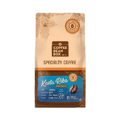 CoffeeBeanBox Kosta Rika Granos Mágicos Kavrulmuş Çekirdek Kahve 250 gr (French Press İçin Öğütülmüş)