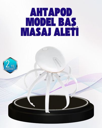 COjans TRİTHLTUCZZZMD877KAFAMASAJ-3-BLNCCC Taşınabilir Elektrikli Kafa Masaj Cihazı Sessiz Motor Ve Ergonomik Tasarım Çok Renkli