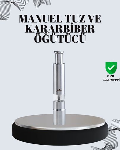 COjans TRİTHLTXUCZZZMG600BAHARATÖĞÜTÜCÜ-6-BLNCCC Tuz Ve Kararbiber Öğütücü - Şeffaf Akrilik Hazne Çok Renkli