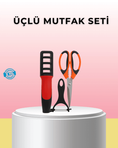 Çok Fonksiyonlu Mutfak Makas Seti –Pratik Mutfak Yardımcısı