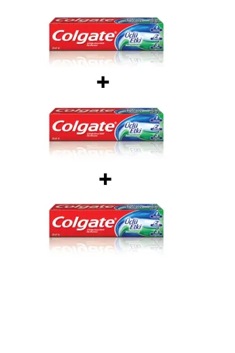 Colgate 0007891024128923 Üçlü Etki Diş Macunu 50Ml 3Lü Set