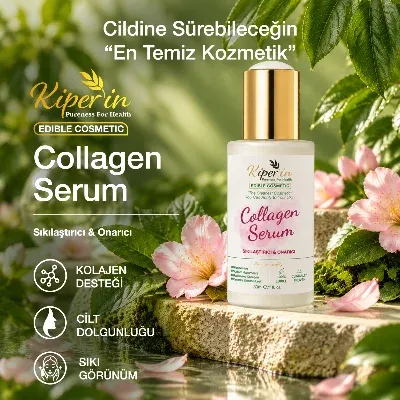 Collagen Serum | Sıkılaştırıcı & Onarıcı | Kolajen, Hyaluronik Asit, Yeşil Çay | Clinically | 30mL