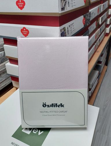 Colourist Fitted Lastikli Tek Kişilik Çarşaf Seti (100x200) Pudra