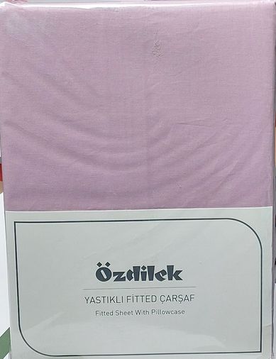 Colourist Fitted Lastikli Tek Kişilik Çarşaf Seti Rose