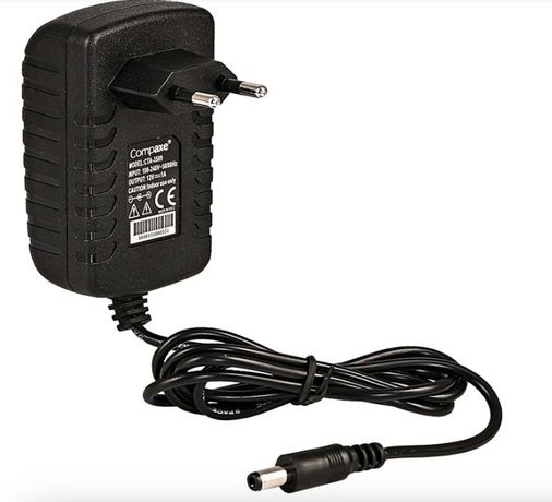 Compaxe CTA-9152 9 Volt 1 Amper 5.5mm x 2.5mm Plastik Kasa Adaptör