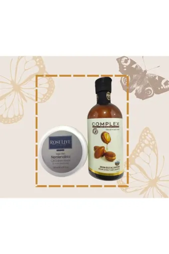 COMPLEX arganset520 Argan Özlü Krem + Argan Özlü Şampuan