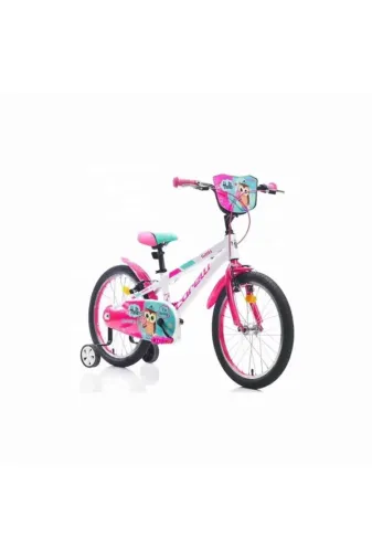 Corelli SWERABPY Swera 20 Jant Beyaz Pembe Yeşil Kız Çocuk Bisikleti 25Cm Kadro (5-7 Yaş)