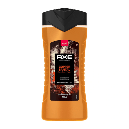 d56as464f Axe Premium Collection Duş Jeli Copper Santal 3 In 1 Vücut Saç Yüz 300 Ml