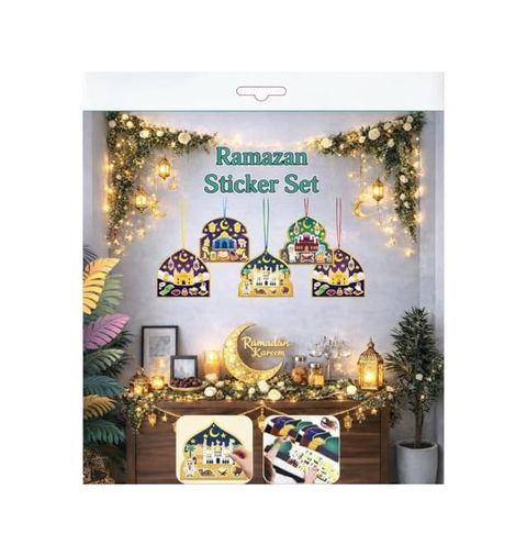 Da 131575849 Sticker Hoş Geldin Ramazan Dekorlu Ramazan Süsü, Ramazan Süsleri, Ramazan Duvar Süsü Ramazan Dekorasyon İftar Sahur