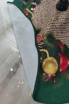 Da 57855210124821780184975 Yeşil Yılbaşı Çam Ağacı Altı Örtüsü 68X68Cm Ao05, Yeşil, Tek Ebat Diğer