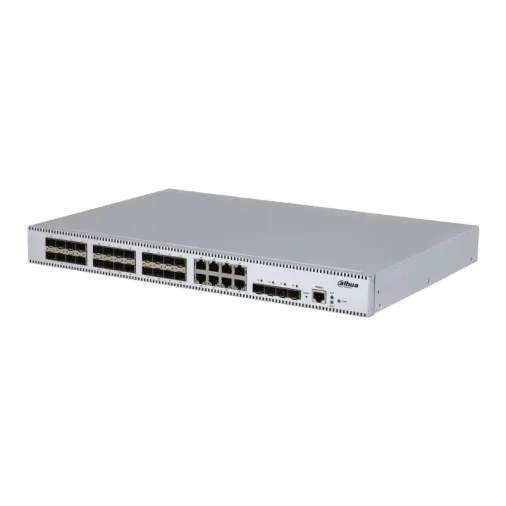 DAHUA S5436-24GF8GT4X, 36 Port, 24 Port GigaBit SFP, 8 Port Gigabit Lan, 4 Port 10 Gigabit SFP, Yönetilebilir, Switch