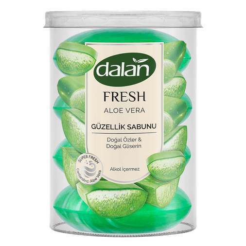 Dalan nuS7g9Np2Q Fresh Aloe Vera Güzellik Sabunu 4'lü (110Gr X 4 Adet = 440Gr)