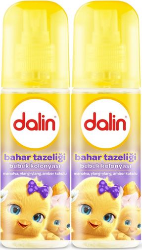 Dalin Bebek Kolonyası 150ML Bahar Tazeliği (Manolya-Ylang,Ylang-Amber Kokulu) (2 Li Set)