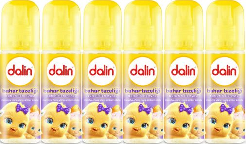 Dalin Bebek Kolonyası 150ML Bahar Tazeliği (Manolya-Ylang,Ylang-Amber Kokulu) (6 Lı Set)