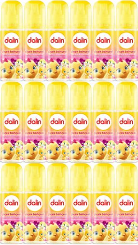 Dalin Bebek Kolonyası 150ML Çiçek Bahçesi (Menekşe-Yasemin-Limon Kokulu) (18 Li Set)
