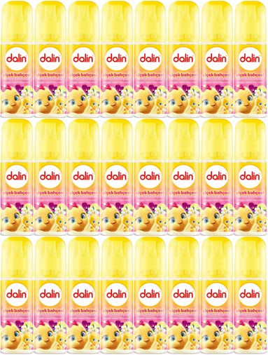 Dalin Bebek Kolonyası 150ML Çiçek Bahçesi (Menekşe-Yasemin-Limon Kokulu) (24 Lü Set)