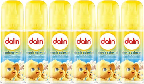 Dalin Bebek Kolonyası 150ML Deniz Esintisi (Bergomat-Zambak-Misk Kokulu) (6 Lı Set)