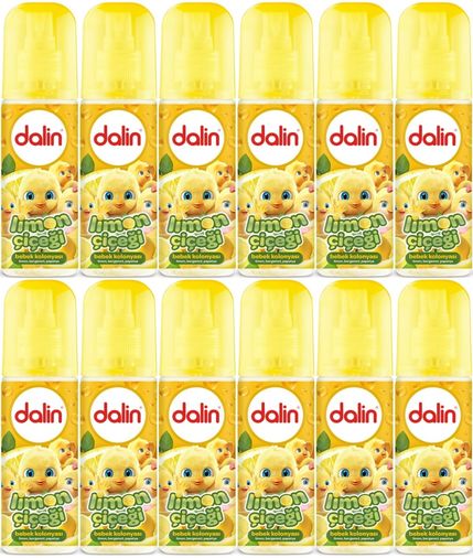 Dalin Bebek Kolonyası 150ML Limon Çiçeği (Limon-Bergomat-Papatya) (12 Li Set)