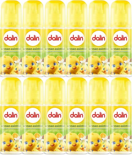 Dalin Bebek Kolonyası 150ML Orman Esintisi (Turunçgiller-Yasemin-Misk Kokulu) (12 Li Set)