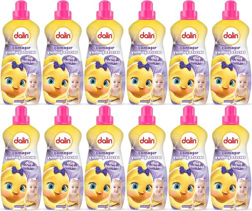 Dalin Çamaşır Yumuşatıcı 1500ML Düş Bahçesi (12 Li Set) (Bebeklere Özel)