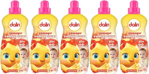 Dalin Çamaşır Yumuşatıcı 1500ML Gün Işığı (Hipoalerjenik) (5 Li Set)