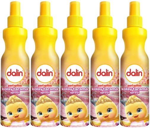 Dalin Kolay Saç Tarama Spreyi 200ML Peri Işıltısı (5 Li Set)
