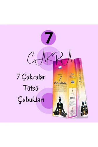 Darshan carechakra 7 Chakras Çakra Tütsü 20 Çubuk