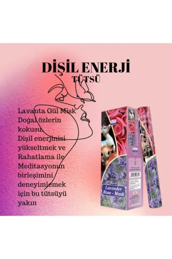 Darshan caredişil Dişil Enerji Tütsü  20 Çubuk