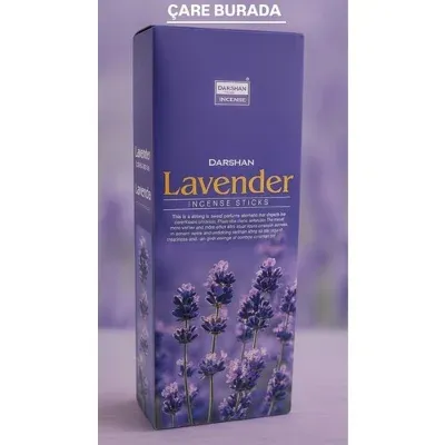 Darshan Incense - Lavender 20'li Çubuk Tütsü (Lavanta)