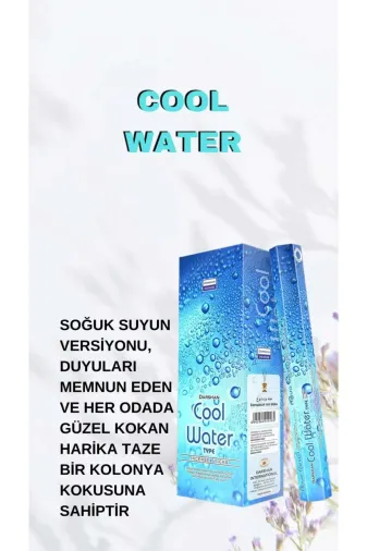 Darshan JCASLŞjsşKC Cool Water Rahat Ortam Tütsü 20 Çubuk