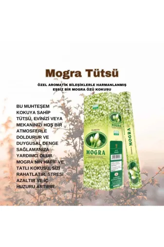 Darshan jhgaskjguısbx Mogra  ( Denge ) Tütsüsü 20 Çubuk