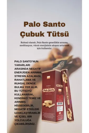 Darshan palocare Palo Santo Arınma Tütsüsü 20 Çubuk