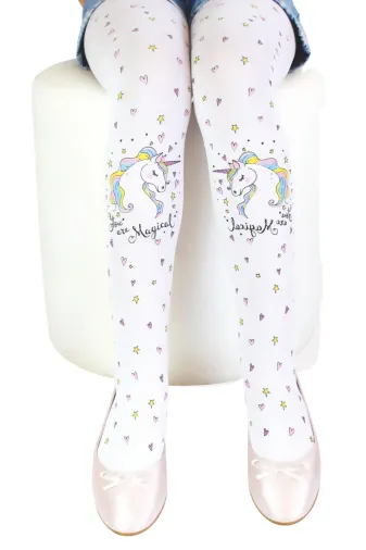 Daymod P551919 Çocuk Unicorn Muz Külotlu Çorap