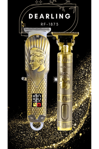 Dearling Rf-1873 Dragon Çelik Set | Saç Sakal Ense Vücut Tıraş Makinesi | Kablosuz