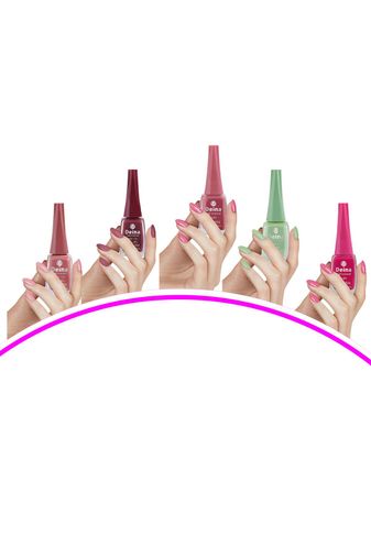 Deina RT-RYL-ARKDESET2 5 Adet Keratinli Besleyici Oje 14 Ml Set2