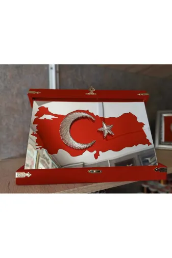 dekorasyonsepetim 023fbu Filografi Türk Bayrağı