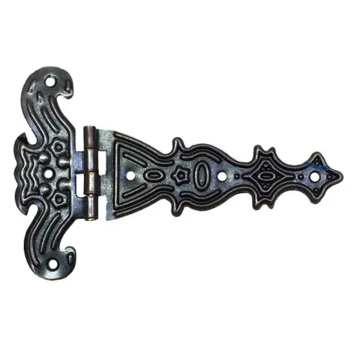 Dekoratif, Tek Kuyruklu Menteşe - 69x102 mm, Büyük, Eskitme, 1 Adet