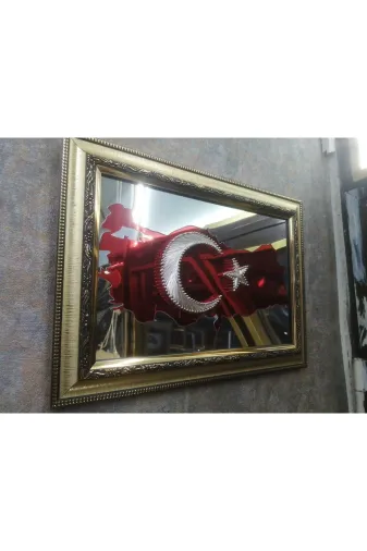 DEKORATİFMODA 005fmy Filografi Türk Bayrağı