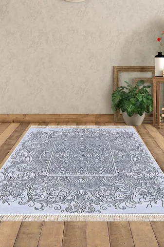 Dekoreko 1488-Trend-1 Eko Trend Djt Halı Yıkanabilir Kaymaz Taban 1488 Modern Mavi