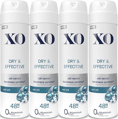 Deodorant 150ML Women-Kadın Dry & Effective (4 Lü Set)